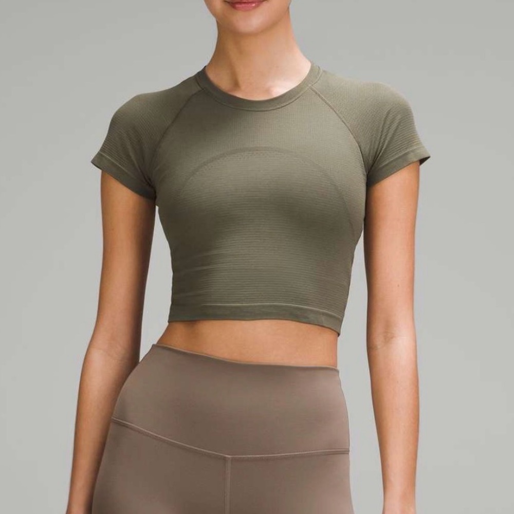 Lululemon Swiftly Tech Cropped Short Sleeve